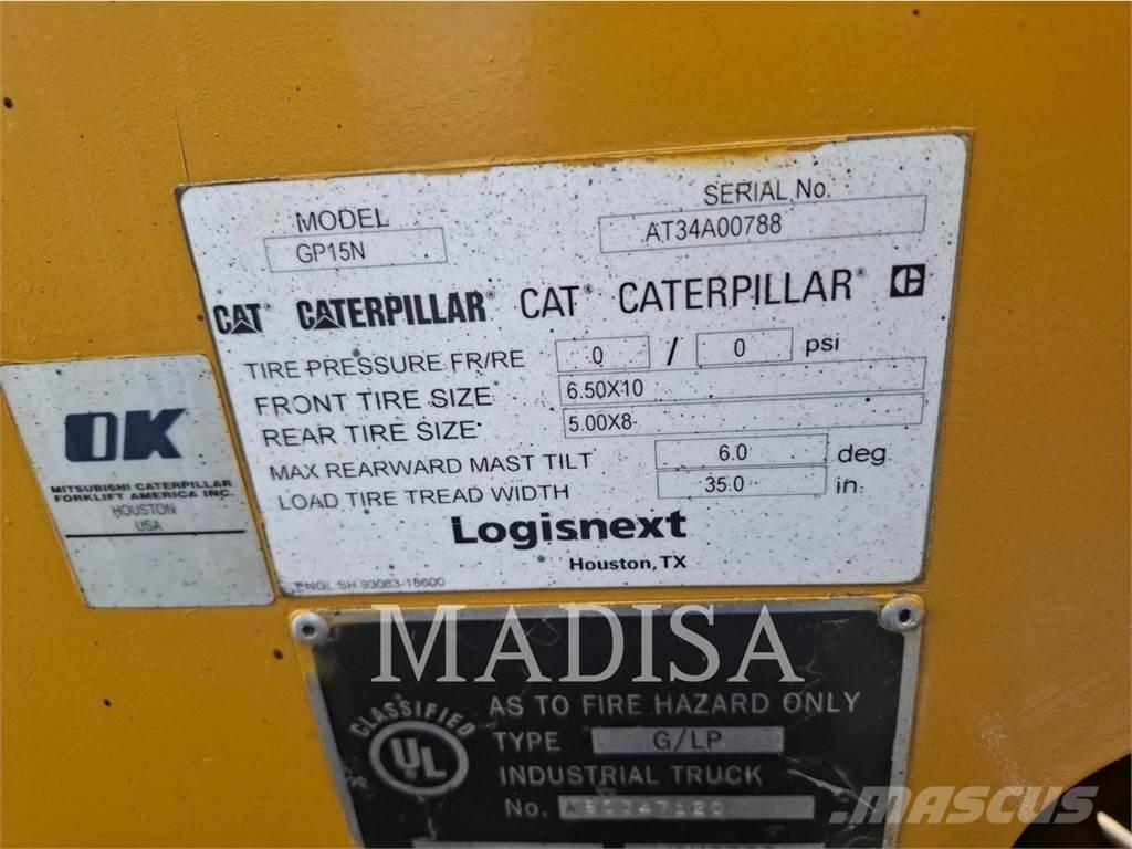 CAT GP15N5 Övriga motviktstruckar