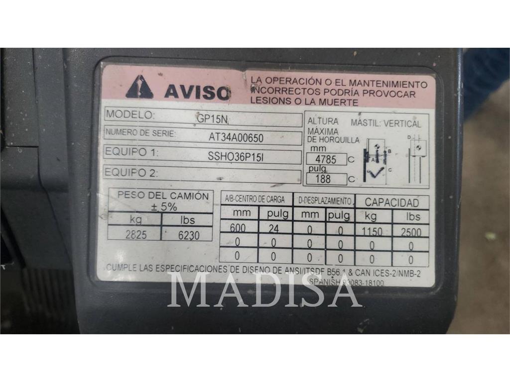 CAT GP15N5-LE Gasolmotviktstruckar