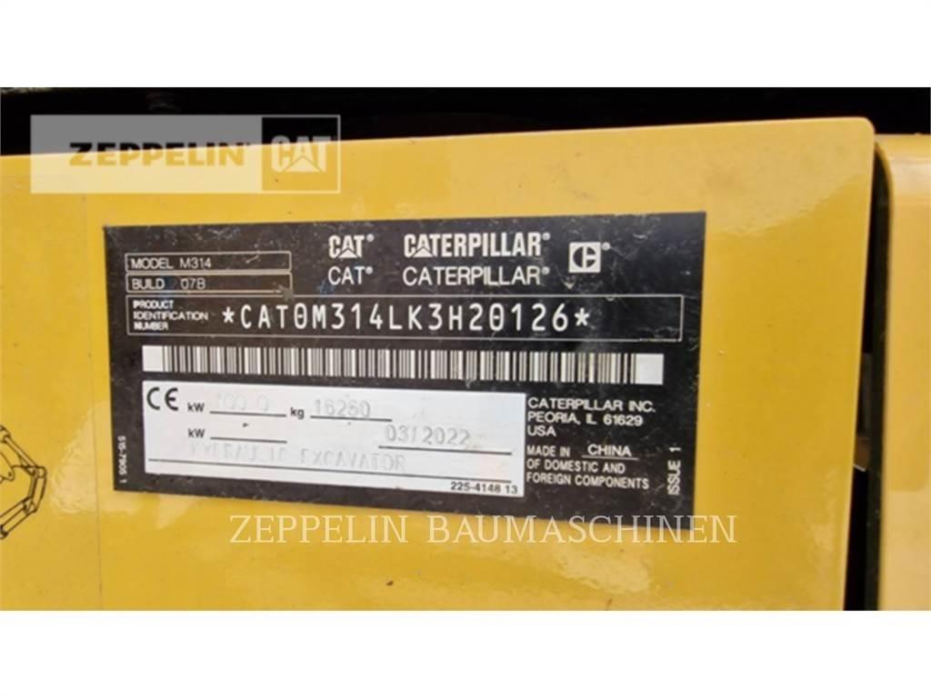 CAT M314-07A Hjulgrävare