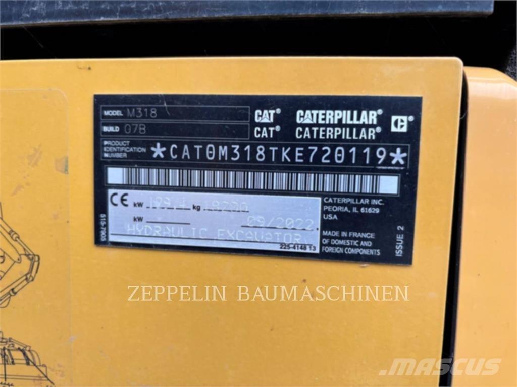 CAT M318-07A Hjulgrävare