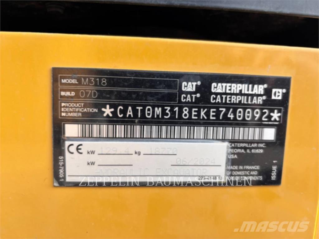 CAT M318-07A Hjulgrävare