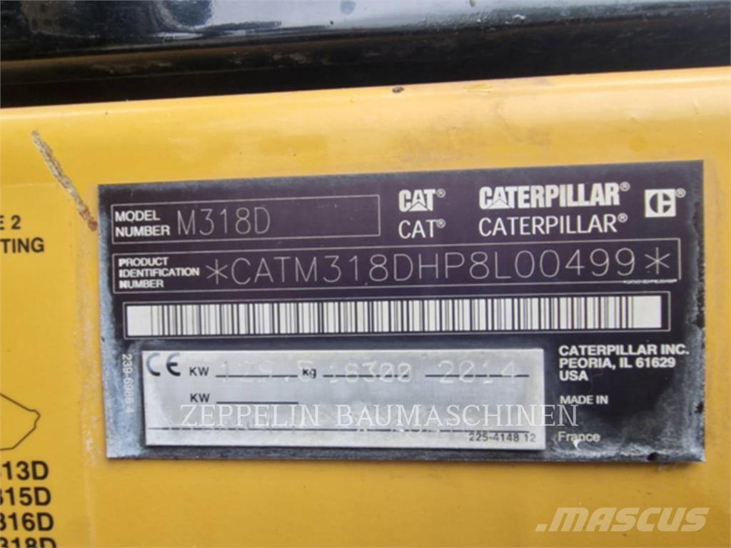CAT M318D Hjulgrävare