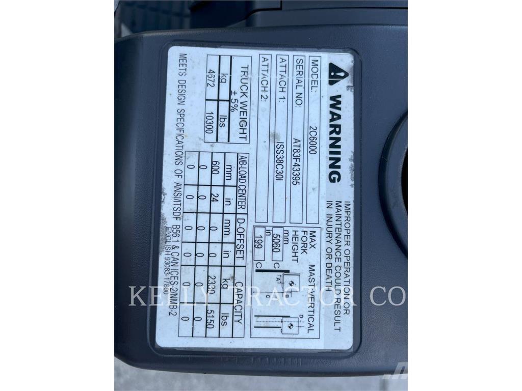 CAT MCF2C60004 Gasolmotviktstruckar