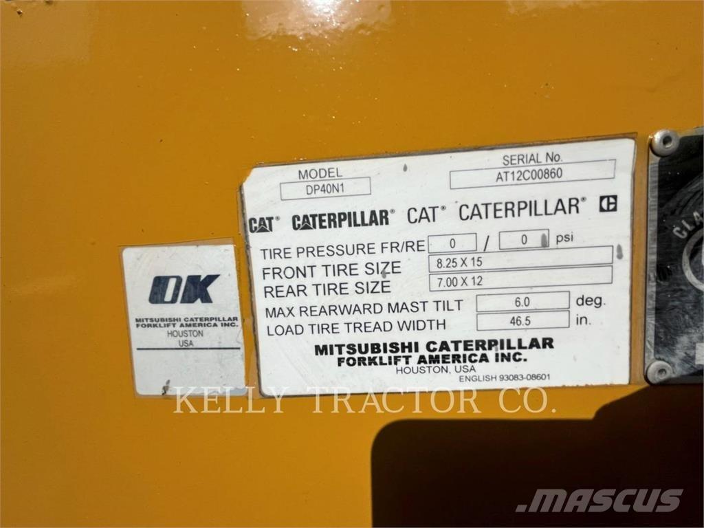 CAT MCFDP40N1-D Dieselmotviktstruckar