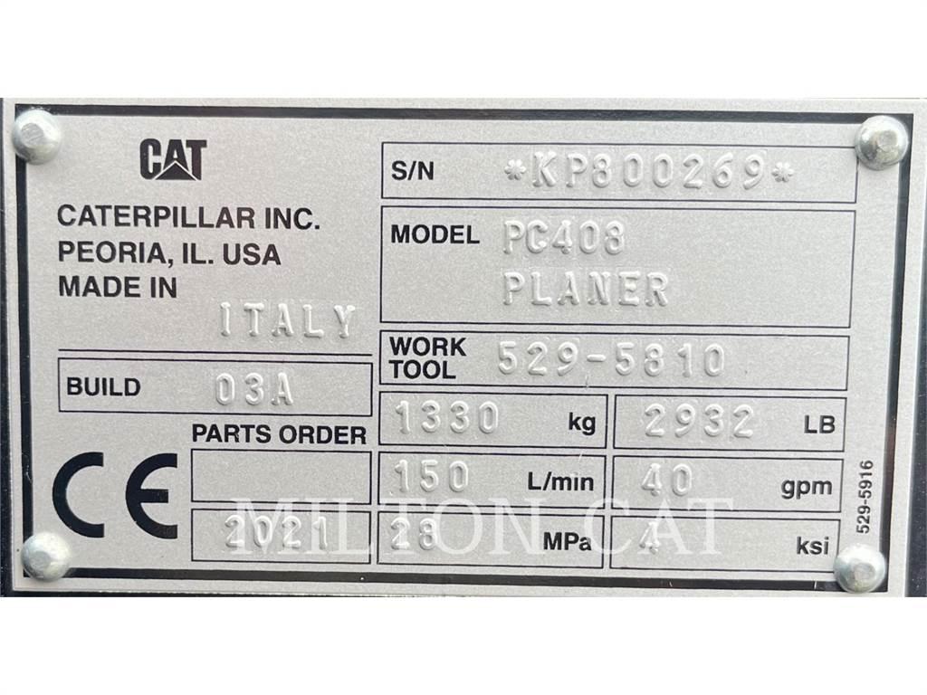 CAT PC408 COLD PLANER Hyvlar