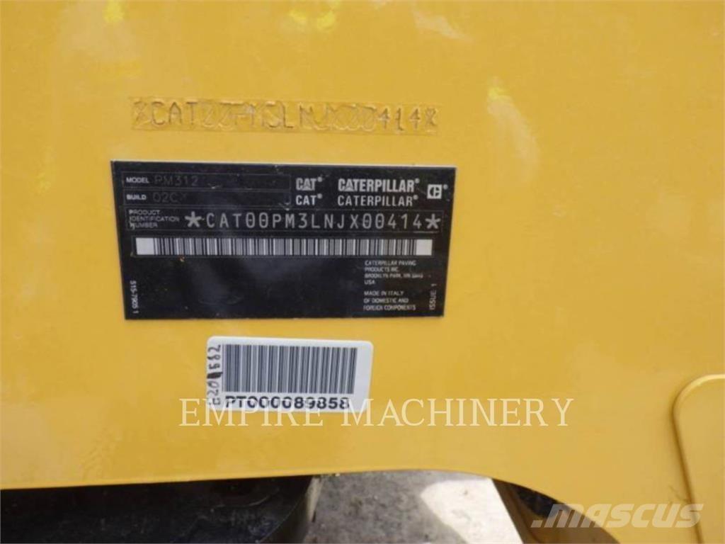 CAT PM312-02 Asfaltsläggningsmaskiner
