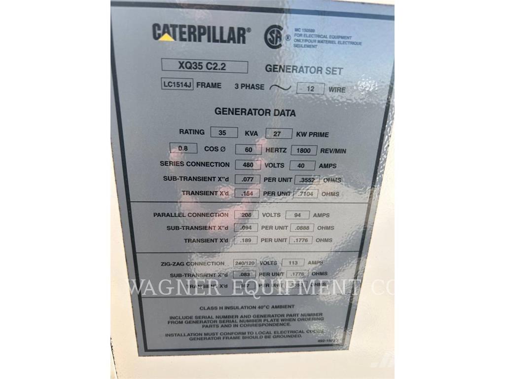 CAT XQ 35 Övriga generatorer