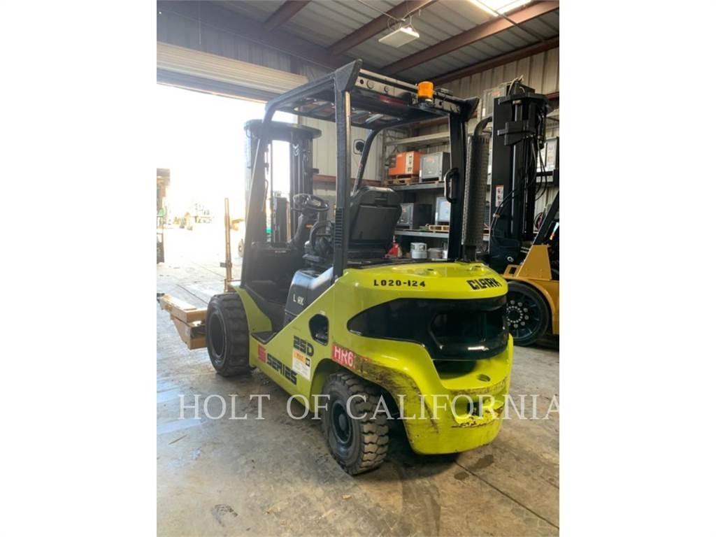 Clark S25D Dieselmotviktstruckar
