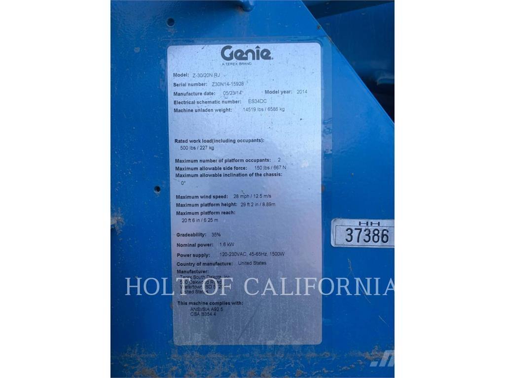 Genie BOOM Z30 Bomliftar