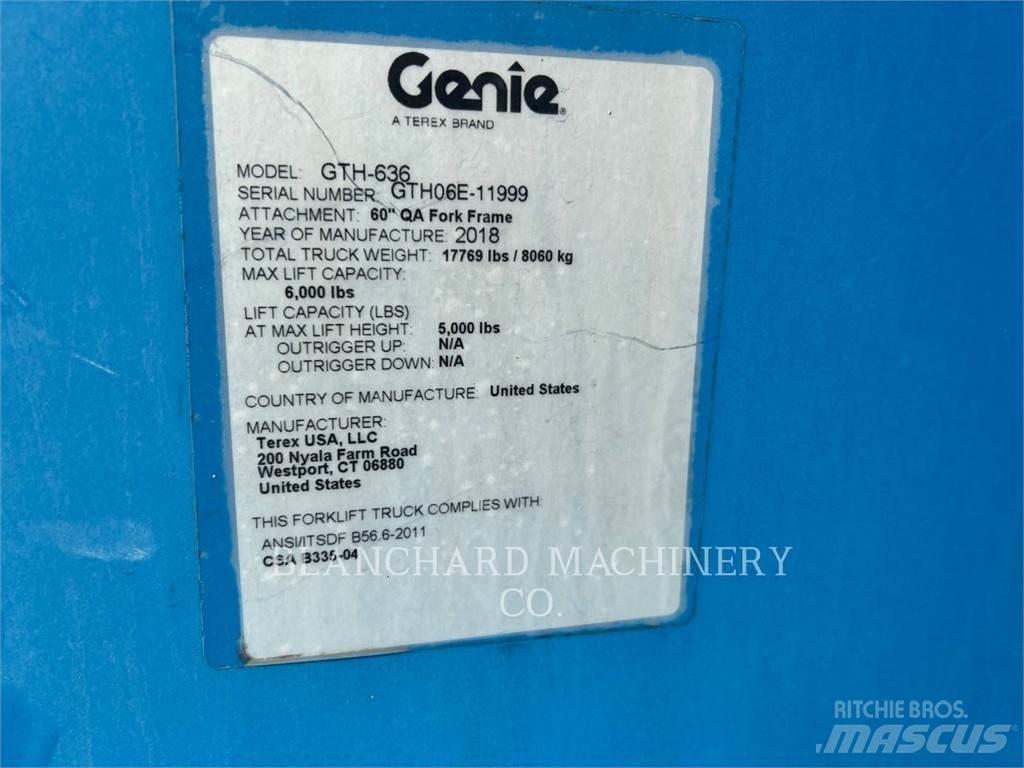 Genie GTH-636 Teleskoplastare
