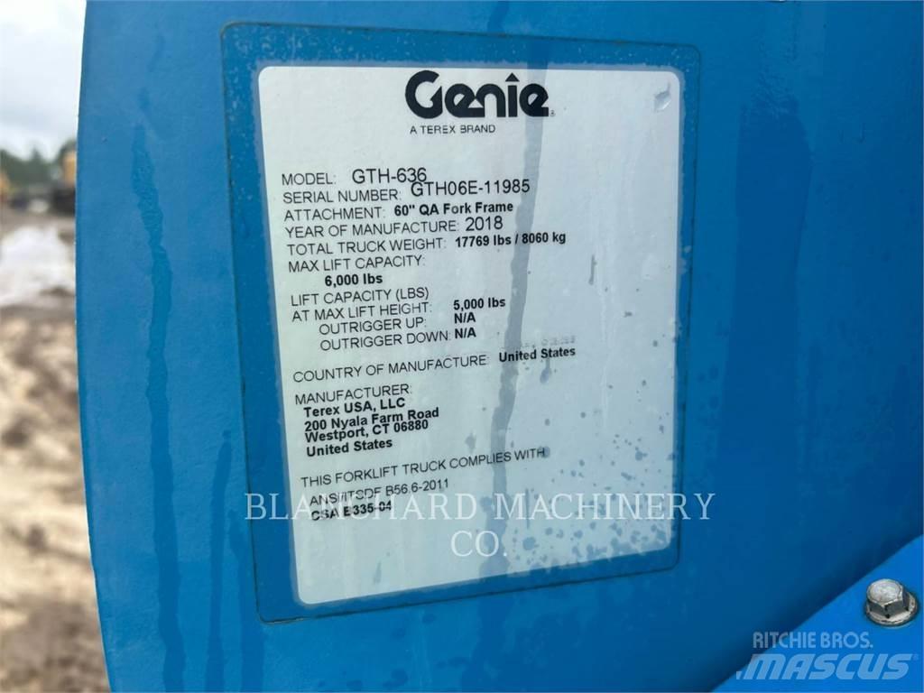 Genie GTH-636 Teleskoplastare
