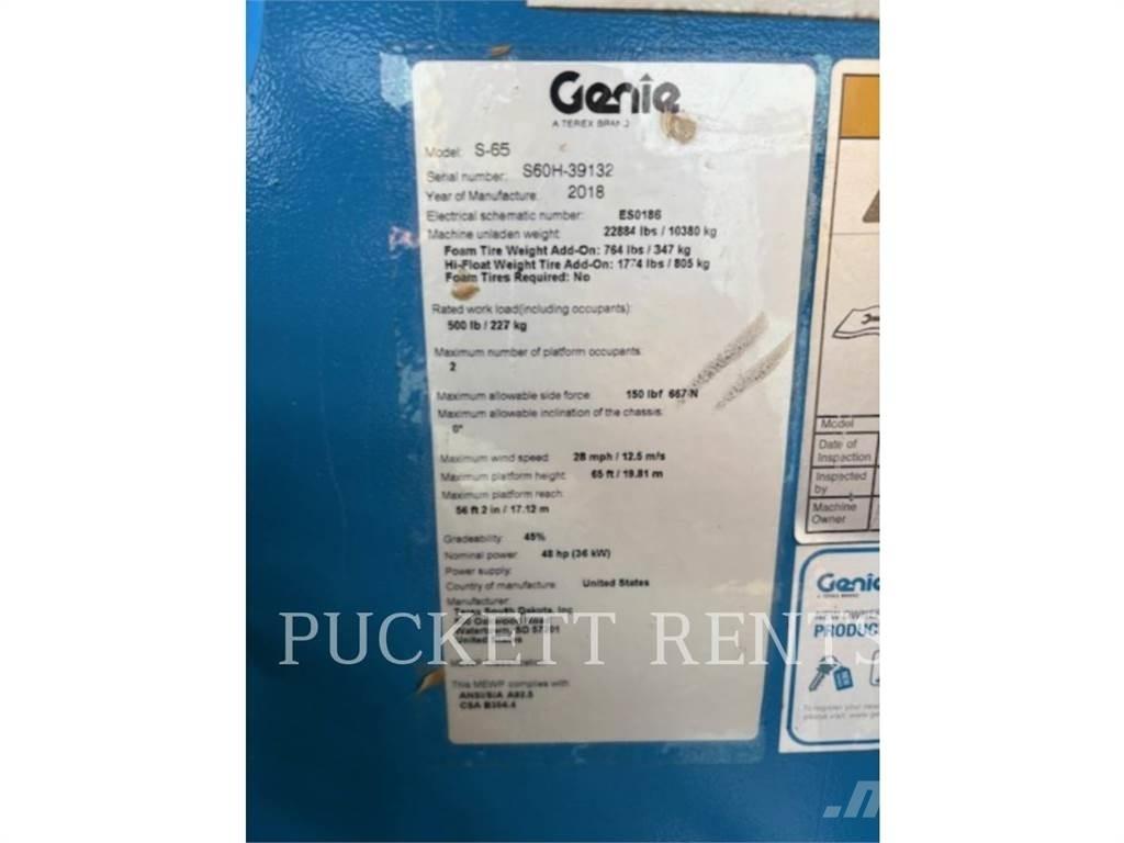 Genie S-65 Bomliftar