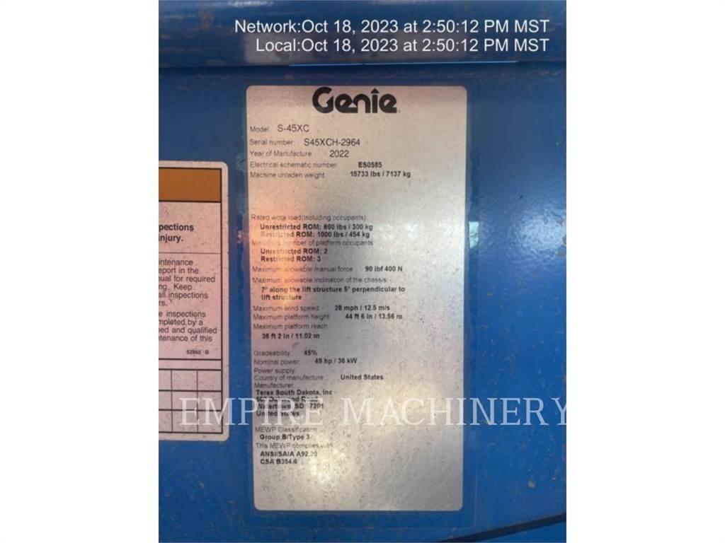 Genie S45 XC Bomliftar