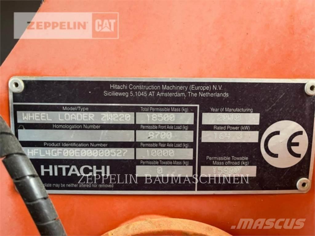 Hitachi ZW220 Hjullastare