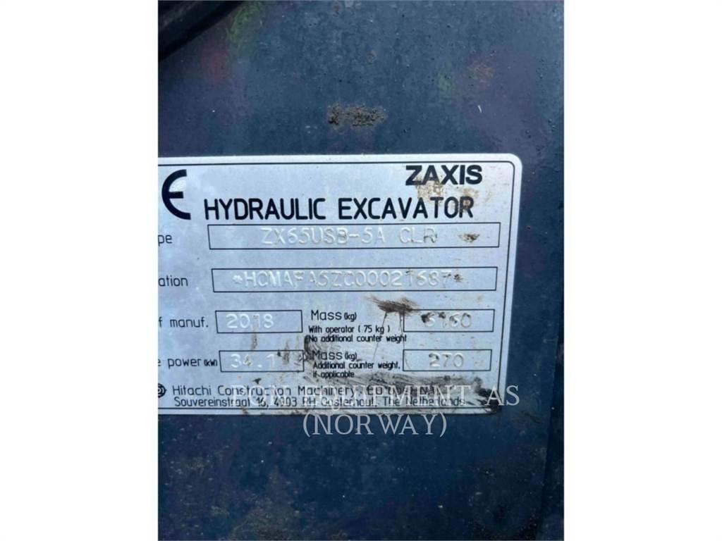 Hitachi ZX65 Bandgrävare