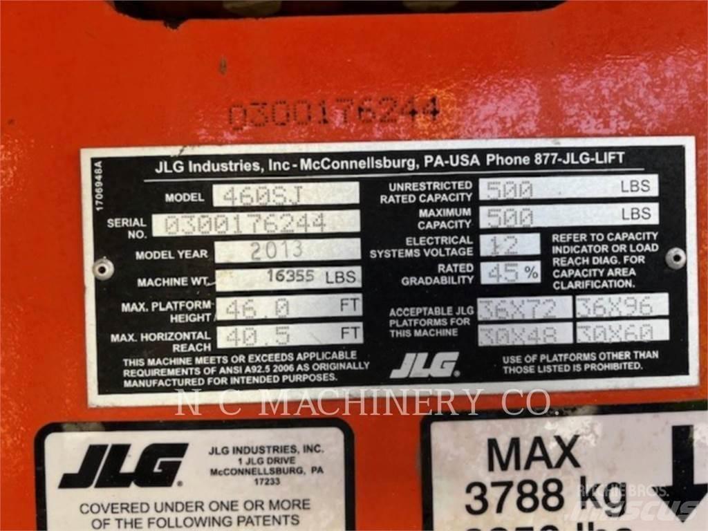 JLG 460SJ Bandgrävare