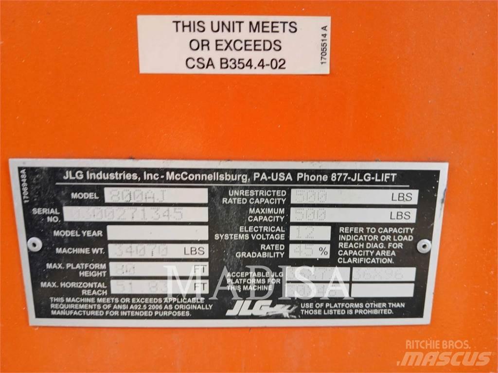 JLG 800 AJ Bomliftar