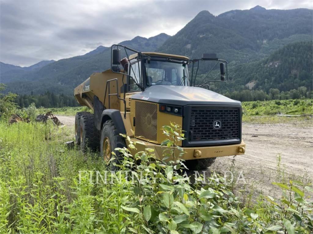 John Deere 410E Midjestyrd dumper