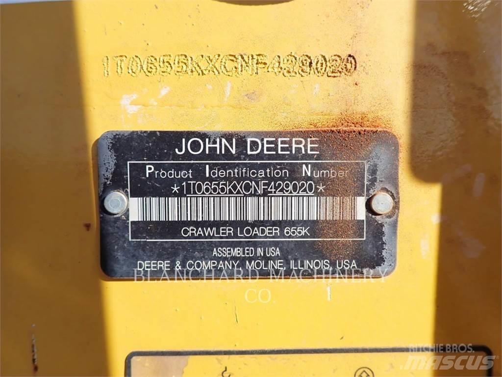 John Deere 655K Bandlastare