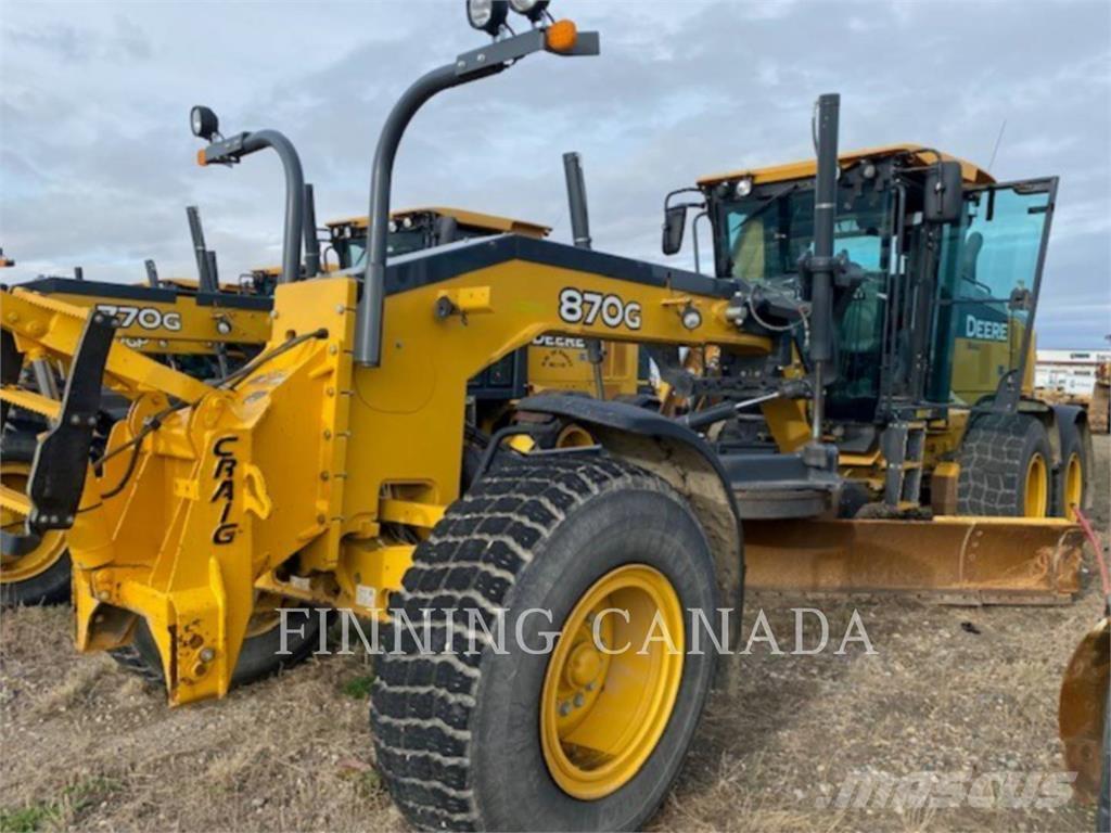 John Deere 870G Väghyvlar