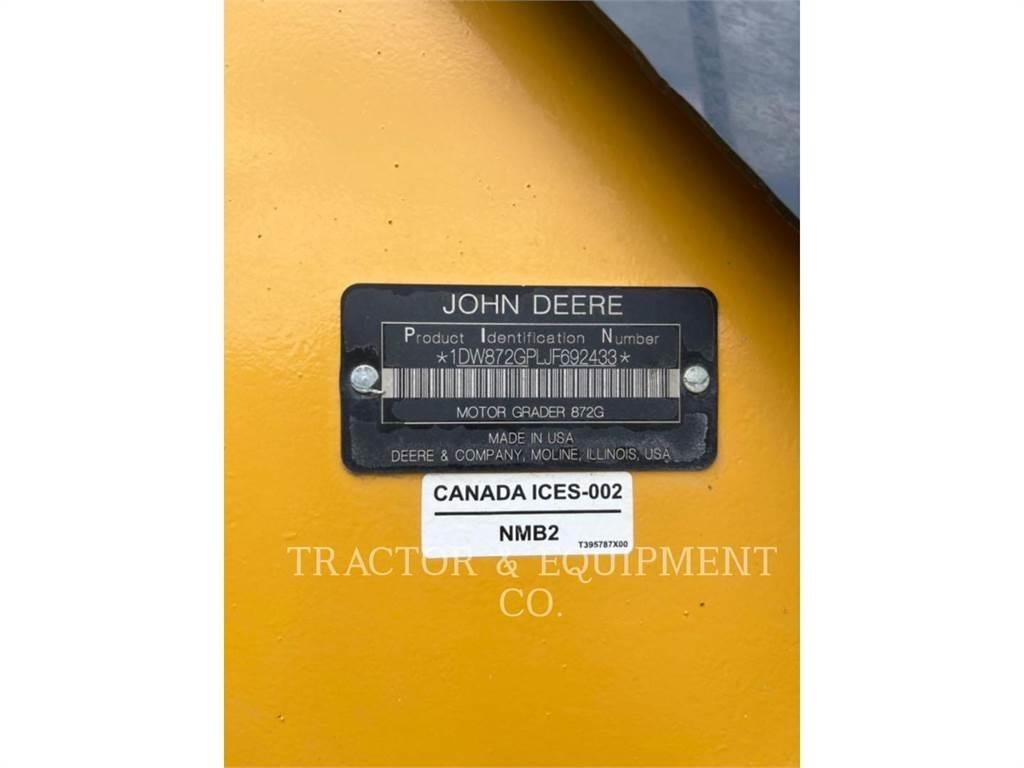 John Deere 872GP Väghyvlar