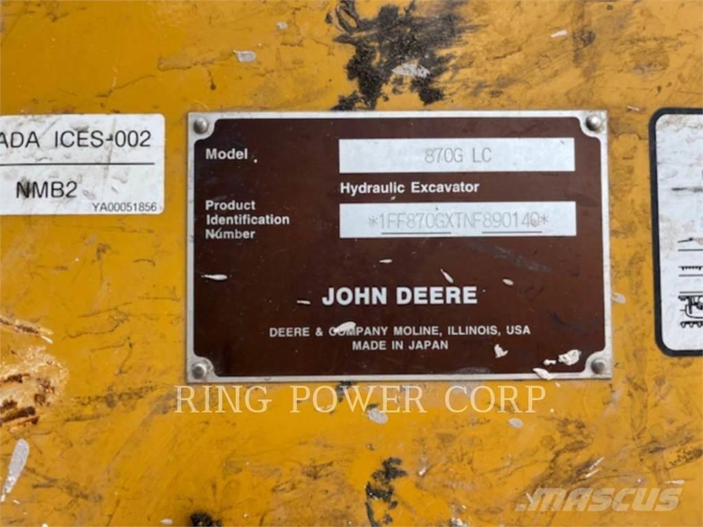 John Deere & CO. 870G Bandgrävare