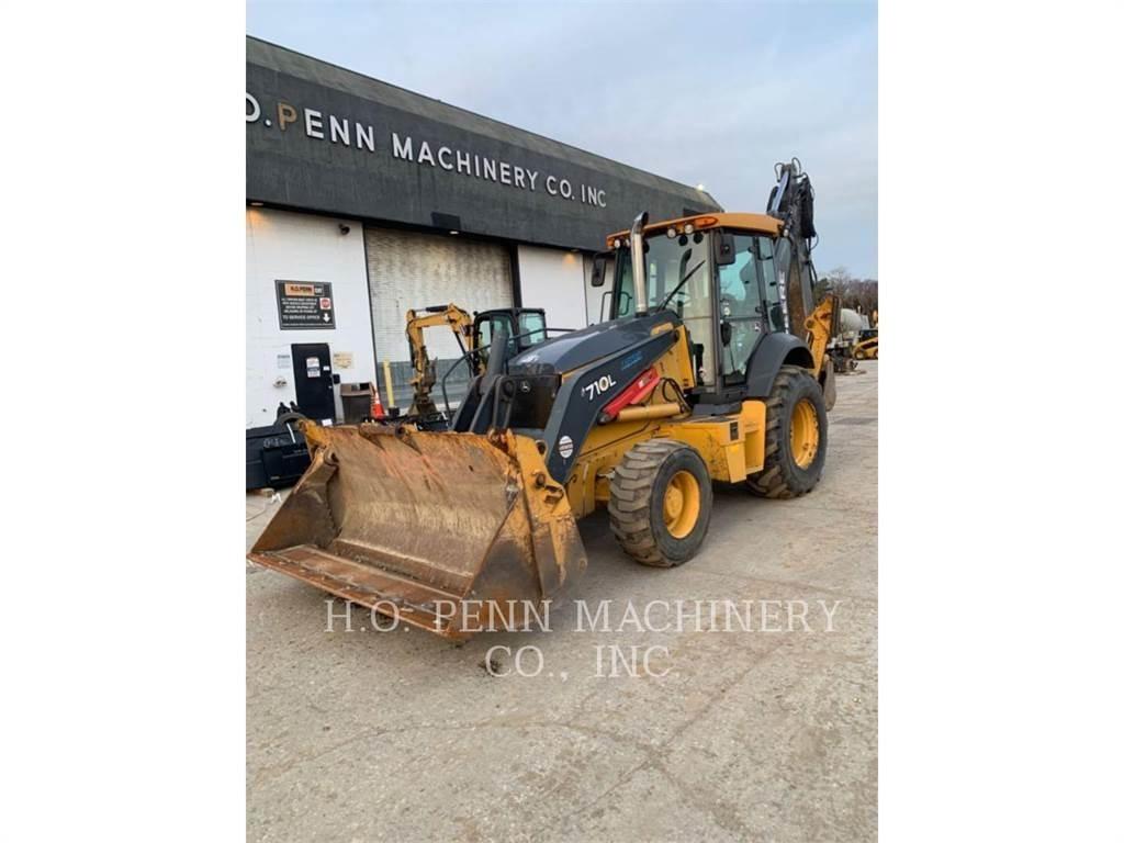 John Deere JD710D Grävlastare