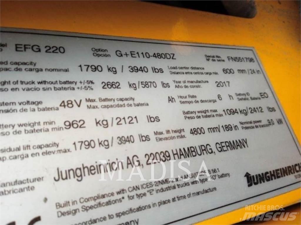Jungheinrich EFG 220 Övriga motviktstruckar
