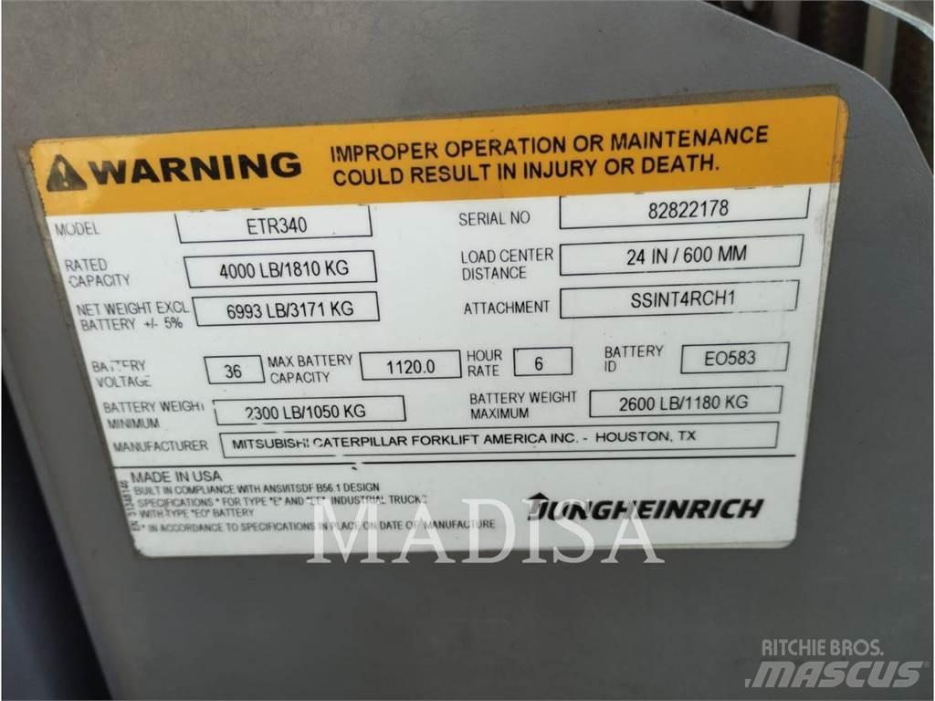 Jungheinrich ETR 340A Övriga motviktstruckar