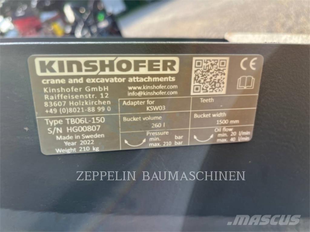 Kinshofer TB06-1500 GLV Kedjegrävmaskiner