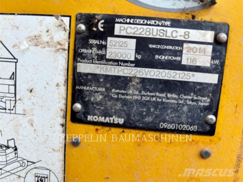 Komatsu PC228 Bandgrävare