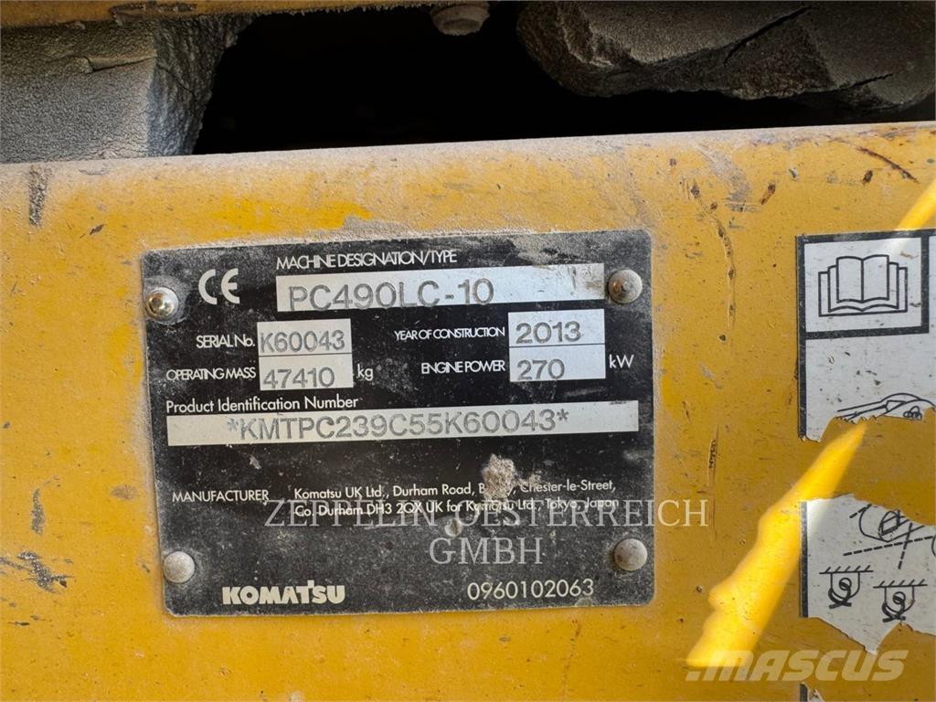 Komatsu PC490LC-10 Bandgrävare