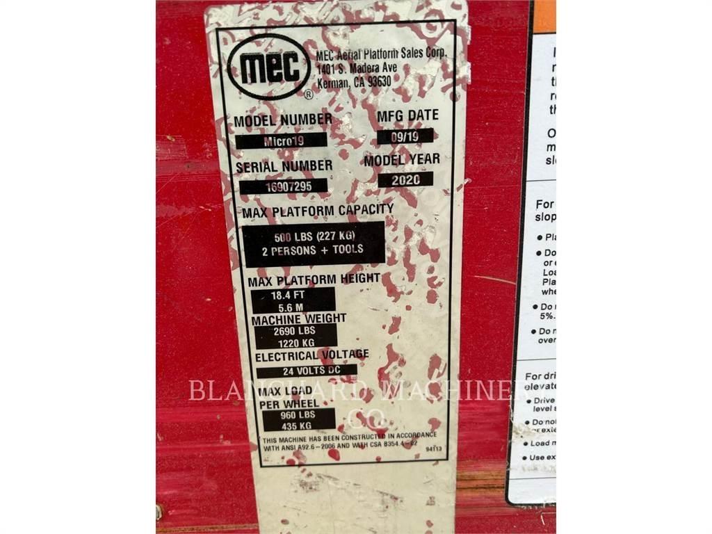 MEC MICRO 19 Saxliftar