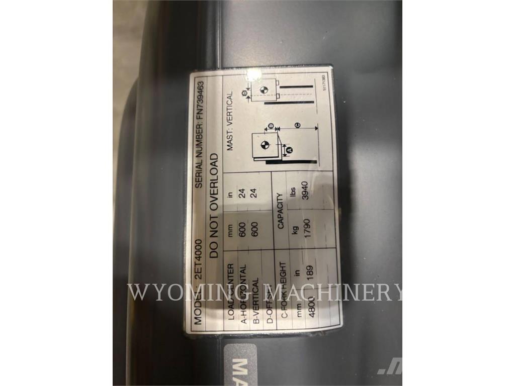 Mitsubishi 2ET4000 Elmotviktstruckar