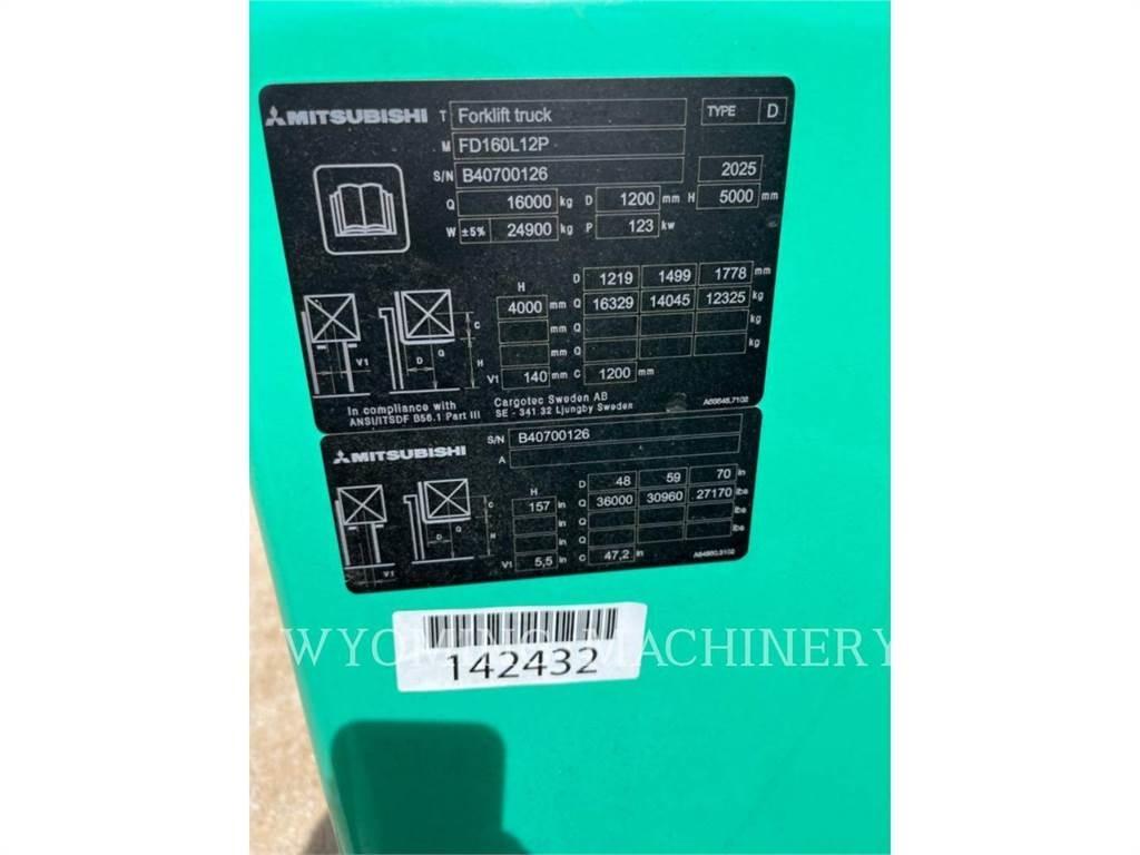 Mitsubishi FD160L12P Dieselmotviktstruckar