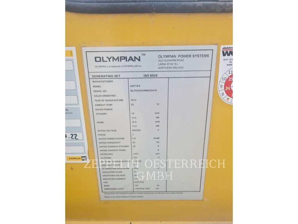 Olympian CAT GEP 18-6 Övriga generatorer