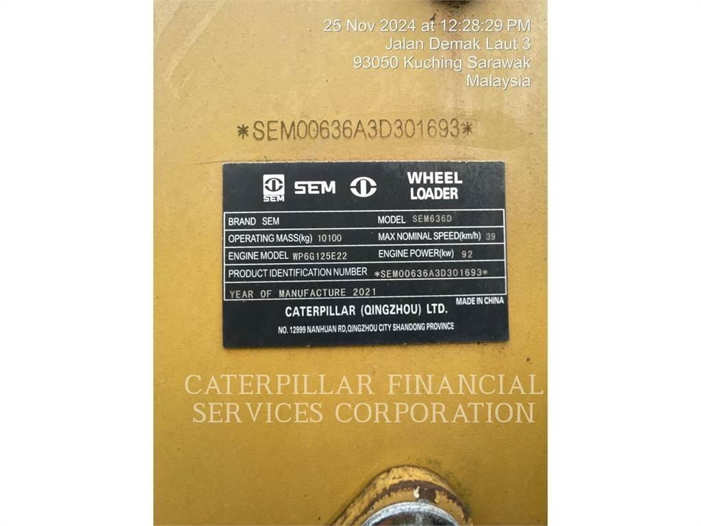 SEM MACHINERY SEM636D Hjullastare