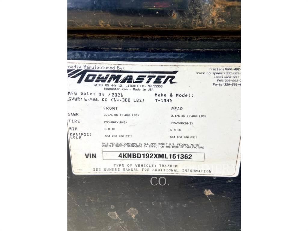 TOWMASTER T-10DH Övriga släp