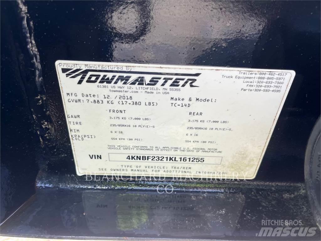 TOWMASTER TC-14D Övriga släp