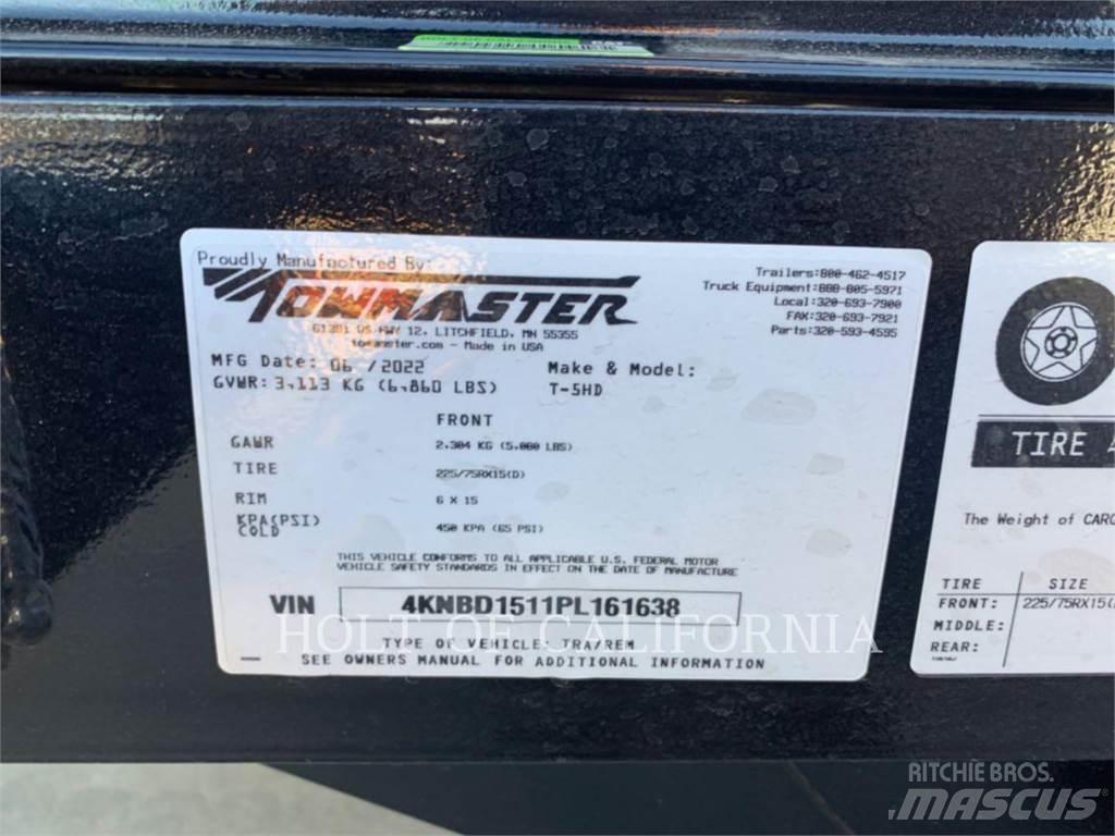 TOWMASTER TRLR DMP10 Övriga släp