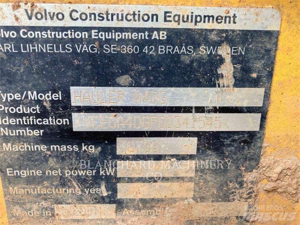 Volvo A40G Midjestyrd dumper