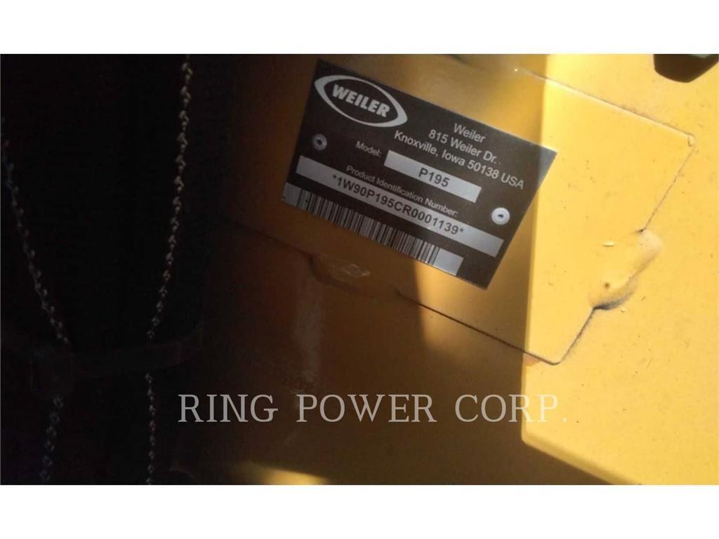 Weiler P195 Återvinningsmaskiner för asfalt