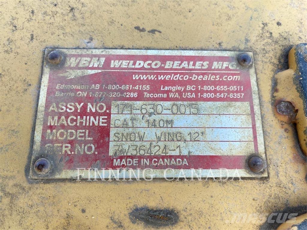Weldco Beales 140M Snöslungor och -fräsar
