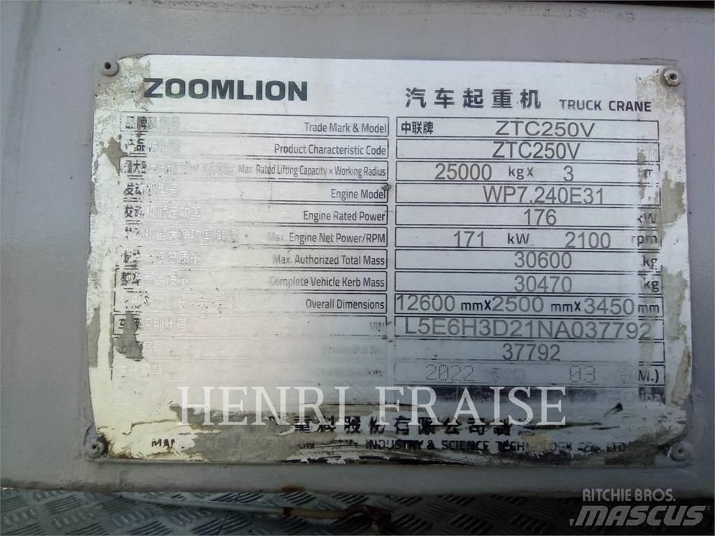 Zoomlion ZTC250V31 Allterrängkranar