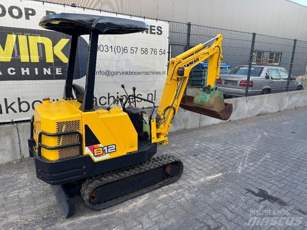 Yanmar B12 Minigrävare < 7t