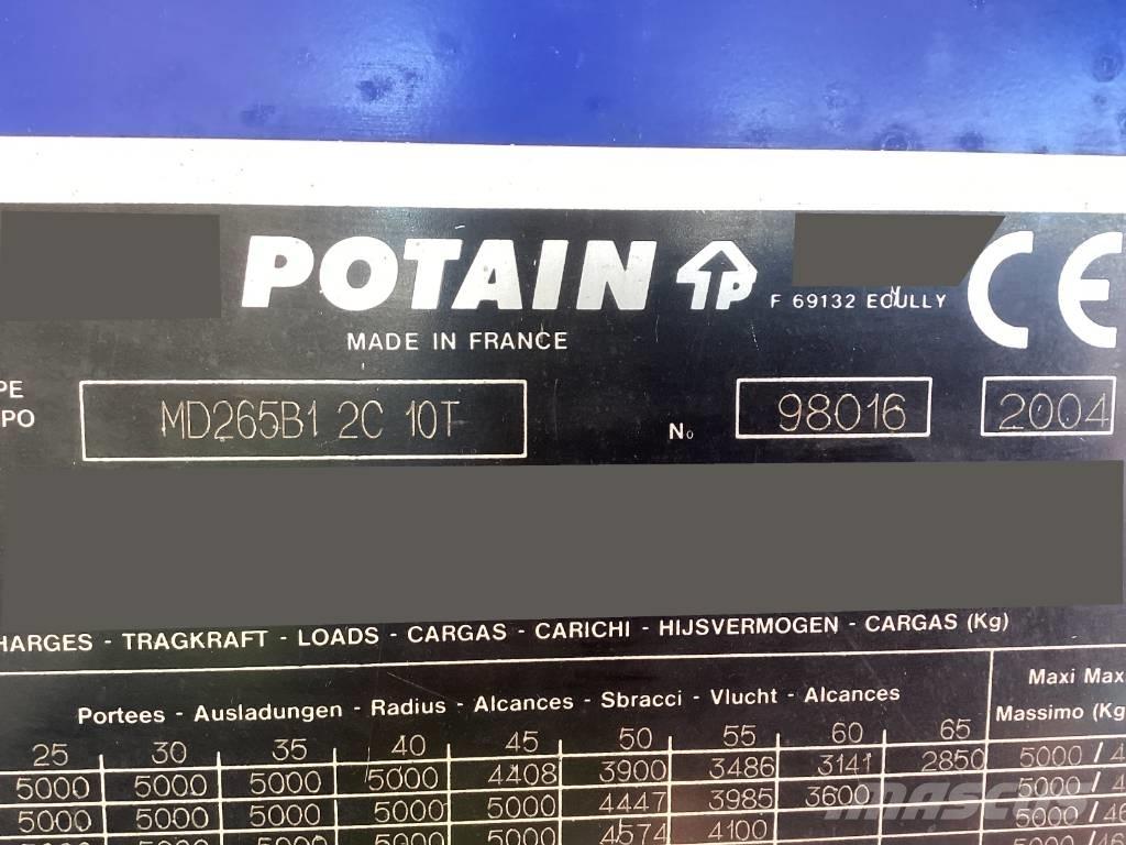 Potain MD265B1-J10 Byggkranar