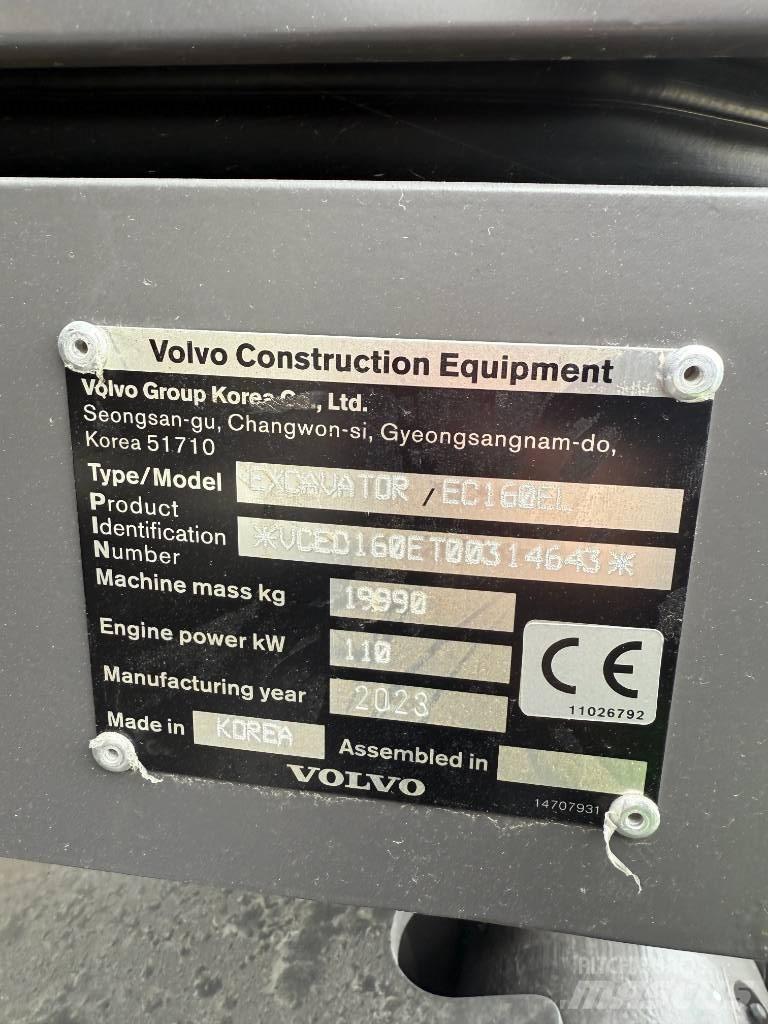 Volvo EC 160 E Bandgrävare