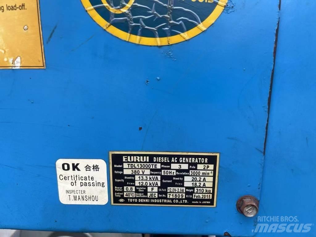 Yanmar 13.3KVA Dieselgeneratorer