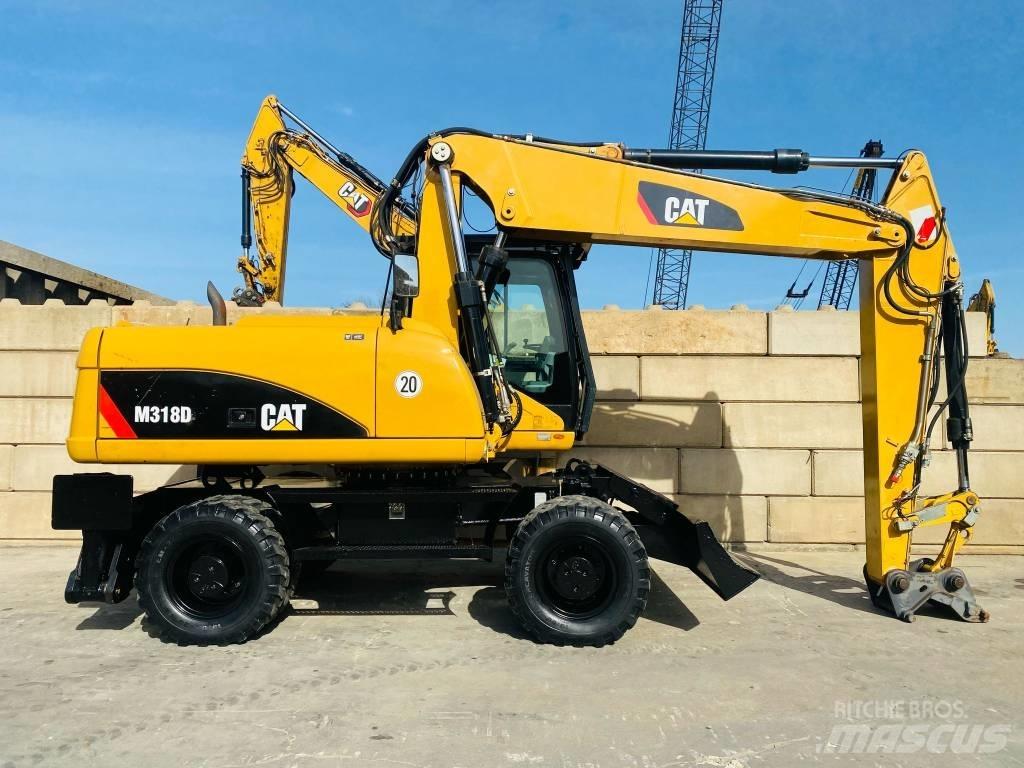 CAT M 318 D Hjulgrävare