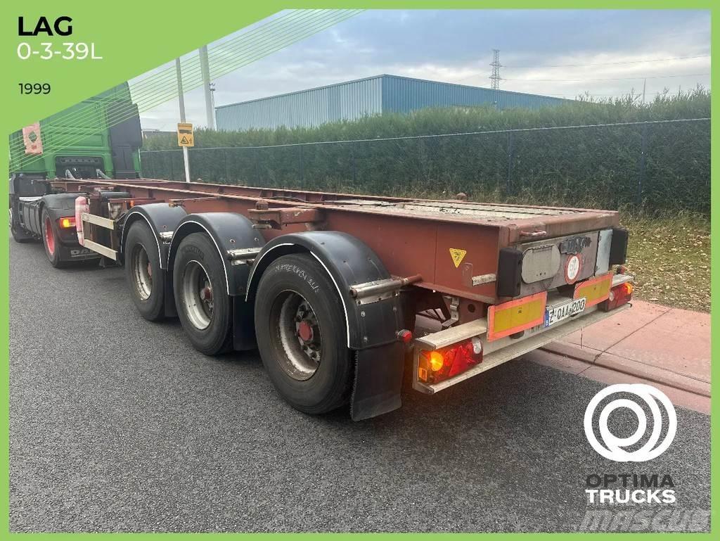 LAG 0-3-39L Containertrailer